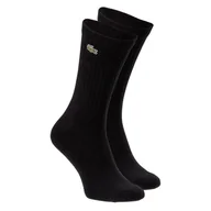Skarpetki męskie - Męskie Skarpety za kostkę LACOSTE SOCKS RA4182.8VM – Czarny - miniaturka - grafika 1