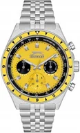 Zegarki męskie - Zegarek męski SLAZENGER SL.09.2248.2.04 żółty fashion na prezent - miniaturka - grafika 1
