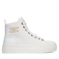 Buty dla dziewczynek - Tenisówki Elisabetta Franchi F4A9-E0530-1256139 Biały - miniaturka - grafika 1