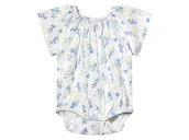 Body dla niemowląt - Lupilu Body niemowlęce z biobawełną biały kwiat 62/68 - miniaturka - grafika 1