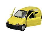 Samochody i pojazdy dla dzieci - WELLY FIAT SEICENTO ŻÓŁTY 1:34 43855 - miniaturka - grafika 1