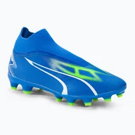 Piłka nożna - Buty piłkarskie męskie PUMA Ultra Match+ LL FG/AG ultra blue/puma white/pro green - miniaturka - grafika 1