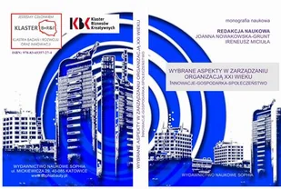 Nowakowska-Grunt Joanna, Miciuła Ireneusz Wybrane aspekty w zarządzaniu organizacją w xxi wieku innowacje - gospodarka - społeczeństwo - mamy na stanie, wyślemy natychmiast - Zarządzanie - miniaturka - grafika 1