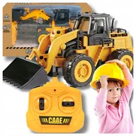 Zabawki zdalnie sterowane - Zdalnie Sterowana Koparka Na Pilot Spychacz Mocna Pojazd Maszyna Budowlana - miniaturka - grafika 1