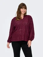 Bluzki damskie - ONLY Bluzka w kolorze bordowym - miniaturka - grafika 1