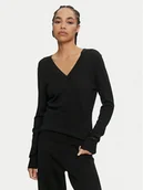 Swetry damskie - Calvin Klein Sweter K20K207451 Czarny Regular Fit - miniaturka - grafika 1