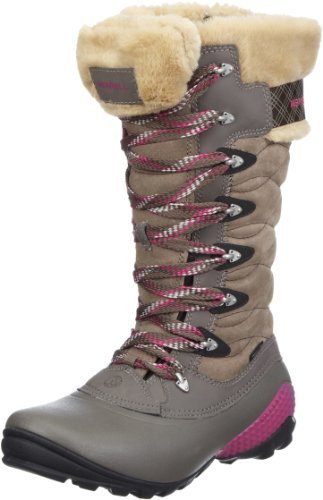 Merrell Damskie zimowe kozaki Peak WTPF Fashion, beżowy - beżowy Brindle - 38 EU