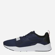 Bluzy sportowe damskie - Buty do biegania po asfalcie damskie Puma Wired Run Pure 389275-03 38 Granatowe (4065452512033) - miniaturka - grafika 1