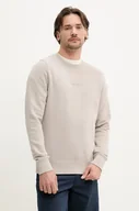 Bluzy męskie - Superdry bluza męska kolor beżowy z aplikacją M2014007A-1PC - miniaturka - grafika 1