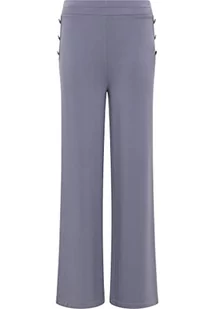 DreiMaster Spodnie dresowe damskie 37822309, szary/niebieski, XL - Spodnie sportowe damskie - miniaturka - grafika 1