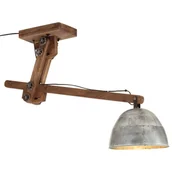 Lampy ogrodowe - vidaXL Lampa sufitowa 25 W, srebro vintage, 105x30x65-108 cm, E27 - miniaturka - grafika 1