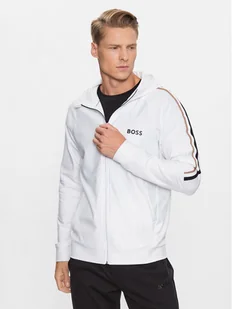 Boss Bluza Sicon 50504552 Biały Regular Fit - Bluzy męskie - miniaturka - grafika 1