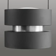 Lampy sufitowe - Brilliant Lampa wisząca Glow-Sphere, możliwość ściemniania, czarny, salon / jadalnia, aluminium, nowoczesny - miniaturka - grafika 1