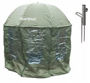 Mistrall Parasol Namiot Gumowany 3 Okna 2,05m/2,3m - Inne akcesoria dla wędkarzy - miniaturka - grafika 1