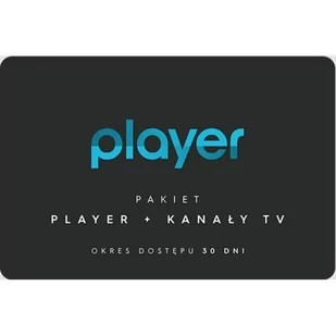 TVN Kod podarunkowy PLAYER VOD + TV 30 dni - Kody i doładowania cyfrowe - miniaturka - grafika 1