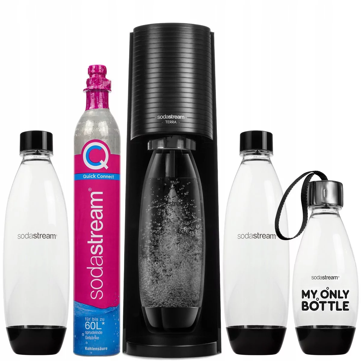 Saturator do gazowania wody SodaStream Terra 3 butelki