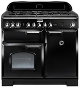 Kuchenki gazowo-elektryczne - Falcon Classic Deluxe 100 Czarny chrom - miniaturka - grafika 1
