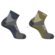 Skarpetki sportowe męskie - SKARPETY SALOMON X ULTRA ACCESS 2-PACK C23719 - miniaturka - grafika 1