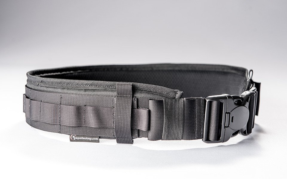 Pas biodrowy na sakwy i pokrowce Reporter V8 usztywniony, L/XL