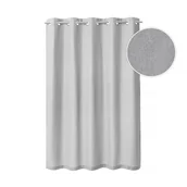 Zasłony - HOBBYGARDEN, wodoodporna zasłona zewnętrzna, odporna na warunki atmosferyczne, parawan, osłona prywatności, balkon, ogród, weranda, pergola, łatwe czyszczenie, szary, 210x150 cm - miniaturka - grafika 1