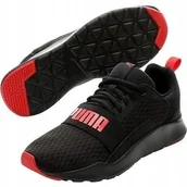 Sneakersy damskie - Buty Sportowe Puma Wired R.37 Czarne Sneakersy - miniaturka - grafika 1