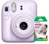 Aparaty natychmiastowe - Fujifilm Instax Mini 12 purpurowy + wkłady 10szt - miniaturka - grafika 1