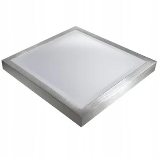 Panel Led Natynkowy Plafon Lampa 24W 38cm Srebrny - Lampy sufitowe - miniaturka - grafika 1