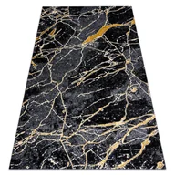 Dywany - Dywan GLOSS nowoczesny 529A 82 Marmur, kamień, stylowy, glamour / szary czarny 140x190 cm - miniaturka - grafika 1