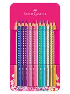 Przybory szkolne - Faber-Castell Kredki (12 szt.) "Sparkle" - miniaturka - grafika 1