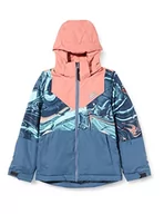 Kurtki i płaszcze dla dziewczynek - LEGO Wear Dziewczęca Tec Ski/Snowboard Kurtka zimowa Cool Serie 100% wodoszczelna, wiatroszczelna, oddychająca, ciepła kurtka, Ciemny niebieski, 110 cm - miniaturka - grafika 1