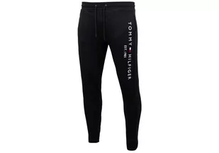 Tommy  Hilfiger Spodnie Męskie Dresowe Bawełniane Basic Branded Sweatpants Black Mw0Mw08388 Bds L - Spodnie męskie - miniaturka - grafika 1