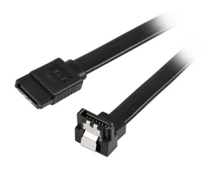 Silver Monkey Kabel SATA III, kątowy, 0,3m czarny - Kable komputerowe i do monitorów - miniaturka - grafika 1