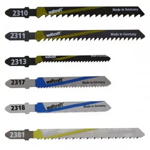 WOLFCRAFT Zestaw brzeszczotów 10szt. 2358000 - Wiertła - miniaturka - grafika 2