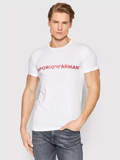 Koszulki męskie - Emporio Armani Underwear T-Shirt 111035 2R516 00010 Biały Regular Fit - grafika 1
