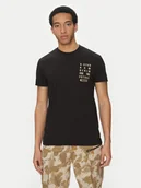 Koszulki męskie - G-Star Raw T-Shirt Text Chest D25968-C506 6057 Czarny Regular Fit - miniaturka - grafika 1