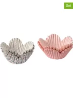 Formy do ciast - Dr. Oetker Foremki (120 szt.) "Retro" w kolorze różowym - miniaturka - grafika 1