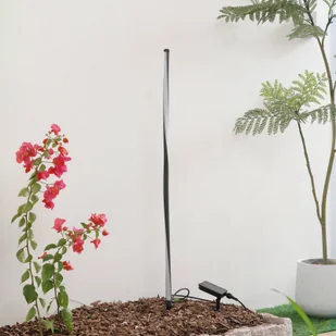 Lindby Lampa solarna LED Sabriel, prosta, 3000K - Lampy ogrodowe - miniaturka - grafika 1