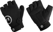 Rękawiczki rowerowe - Accent Rękawiczki rowerowe Accent Blacky czarne L uniwersalny - miniaturka - grafika 1