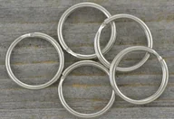 Biżuteria - akcesoria - [301011] Ogniwka sprężynki 16mm srebro 10szt - miniaturka - grafika 1