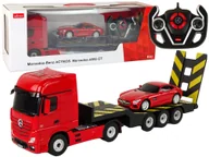 Zabawki zdalnie sterowane - ZDALNIE STEROWANA DLA DZIECI LAWETA AUTKO CZERWONE - miniaturka - grafika 1