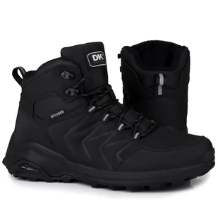 Buty męskie zimowe wysokie sportowe DK EXEC BLACK - Odzież trekkingowa męska - miniaturka - grafika 1