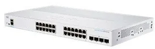 Cisco switch CBS350-24T-4G-UK, 24xGbE RJ45, 4xSFP, fanless - REFRESH - Rozgałęźniki - miniaturka - grafika 1