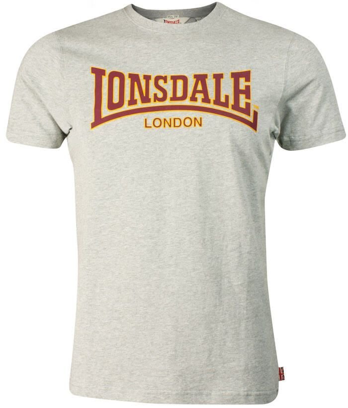 T-shirt Lonsdale CLASSIC szary-L