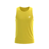 Koszulki sportowe męskie - COMPRESSPORT Koszulka biegowa PERFORMANCE SINGLET maize - miniaturka - grafika 1