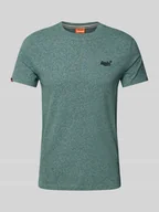 Koszulki męskie - T-shirt z wyhaftowanym logo - miniaturka - grafika 1