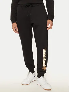 Timberland Spodnie dresowe TB0A5YFB0011 Czarny Regular Fit - Spodnie sportowe męskie - miniaturka - grafika 1