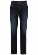 Spodenki męskie - camel active Męskie spodnie jeansowe Regular Fit Houston Stretch, granatowy, 48W / 34L - miniaturka - grafika 1