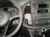 Uchwyty samochodowe do telefonów - Brodit ProClip uchwyt do Mercedes Benz Vito 2015-2023 - miniaturka - grafika 1