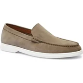 Półbuty męskie - BOSS BLACK Loafersy Sienne_Loaf_sd_N | zamsz - miniaturka - grafika 1