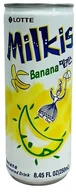 Herbata - MILKIS Lotte Napój jogurtowy, banan 250ml - miniaturka - grafika 1